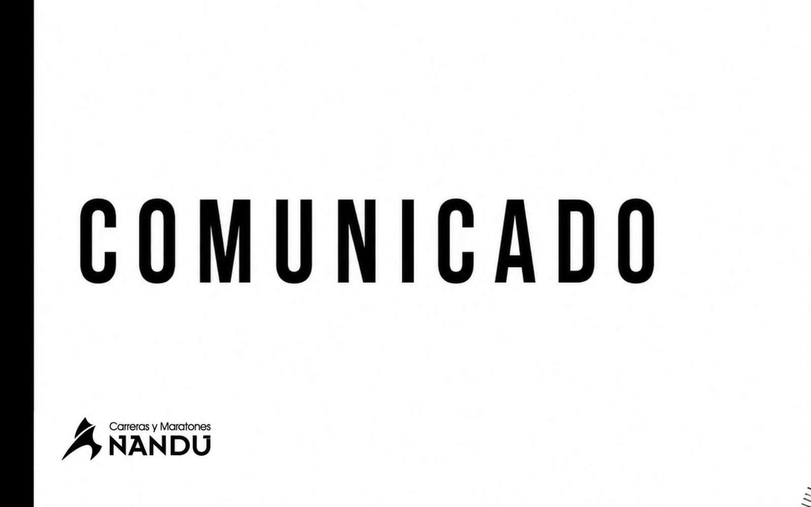 Comunicado oficial